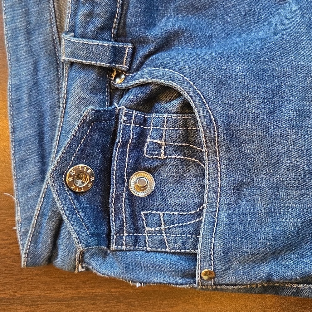 USG Silicone Full Seat Denim Breeches Size US 28 - Picture 7 of 13